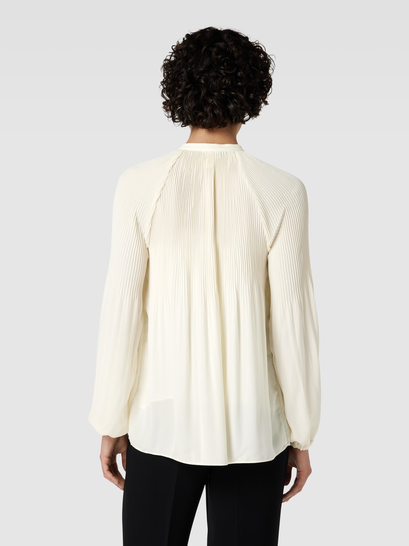 Blusenshirt mit Biesen Modell 'VERSILLA' in offwhite
