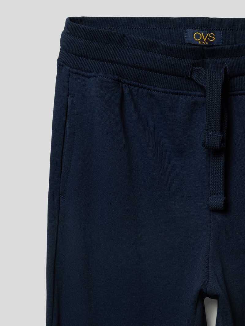 Sweatpants mit seitlichen Eingrifftaschen Modell 'TERRY' in dunkelblau
