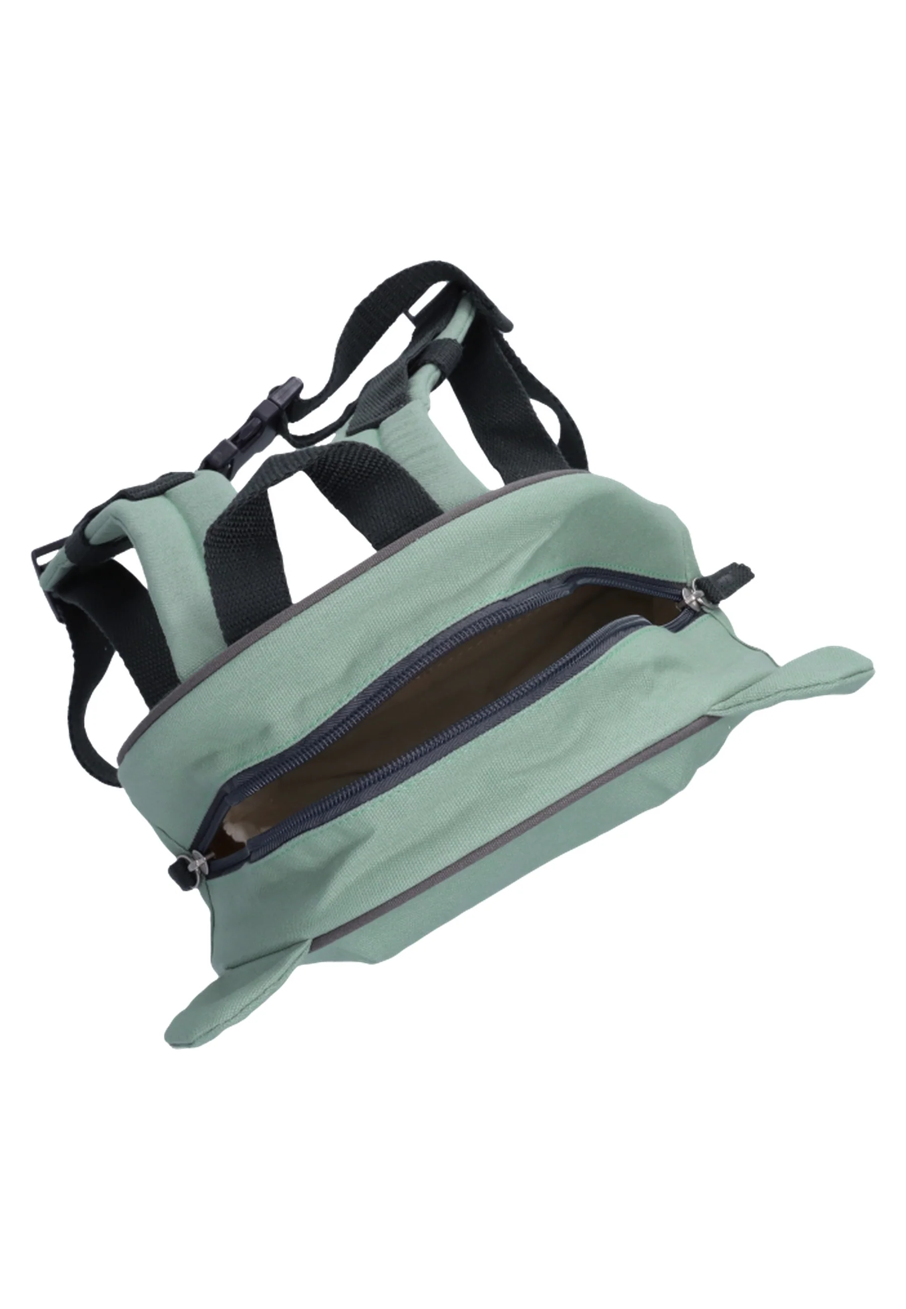 Rucksack Affe Albert in grün mit 3D-Ohren, 4,5L