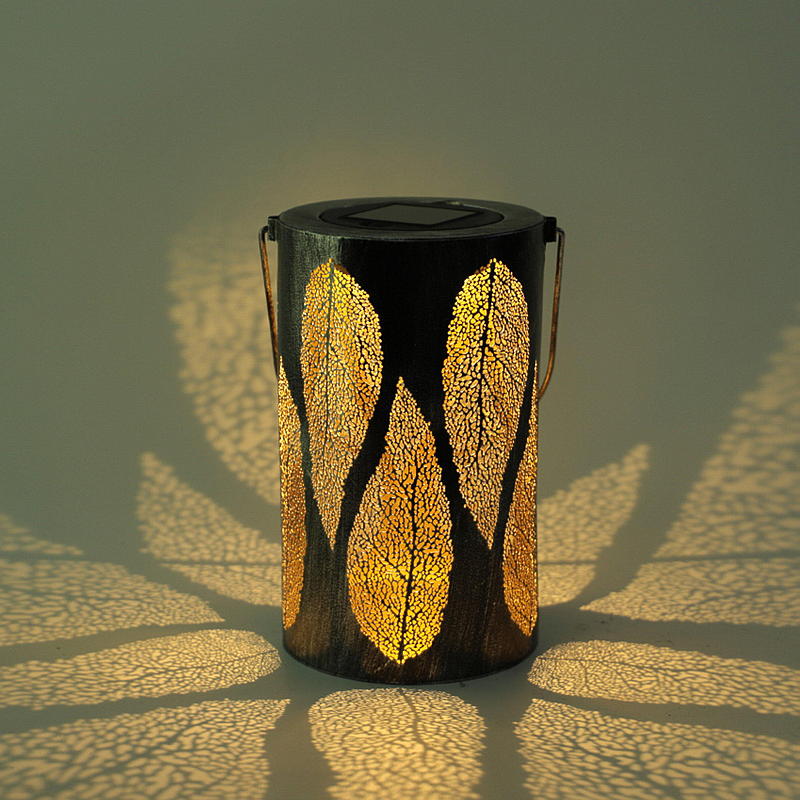 Home Lykt m/solcelle 12x20 cm, metall