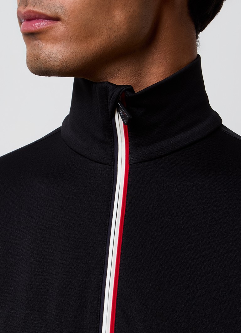 Pulover Moncler Sporty cu fermoar pe jumătate
