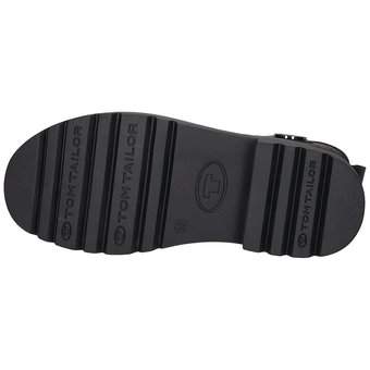Tom Tailor Schnürstiefelette in schwarz