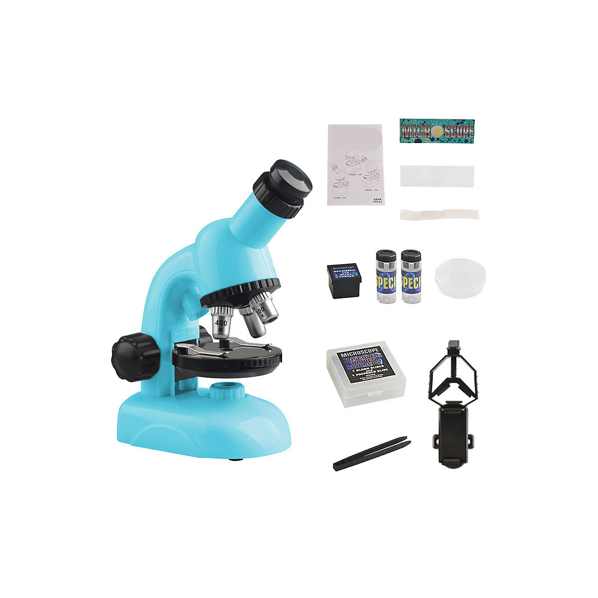 Biologische Wissenschaft kleines Experiment pädagogisches Kinderspielzeug Mikroskop Kinder Science Experiment Set