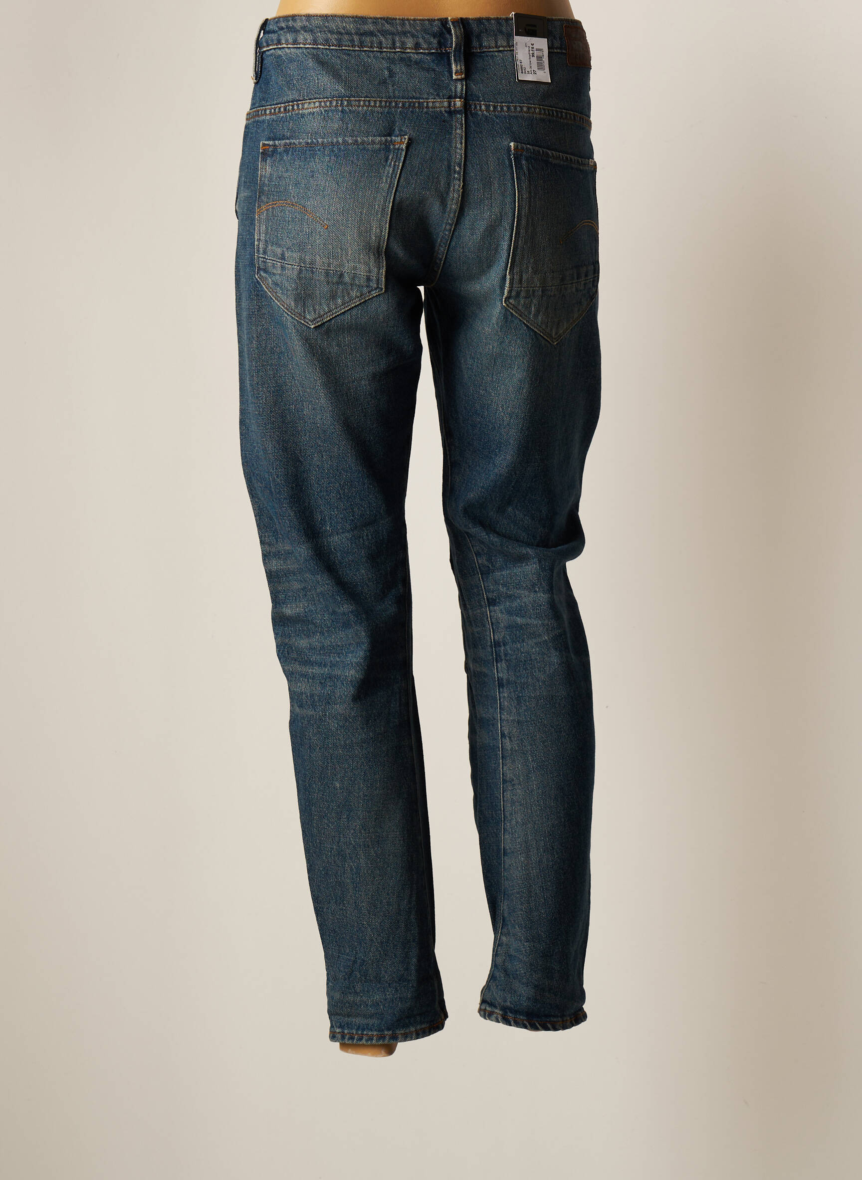 Raw 7 Jeans Coupe Large Femme couleur bleu