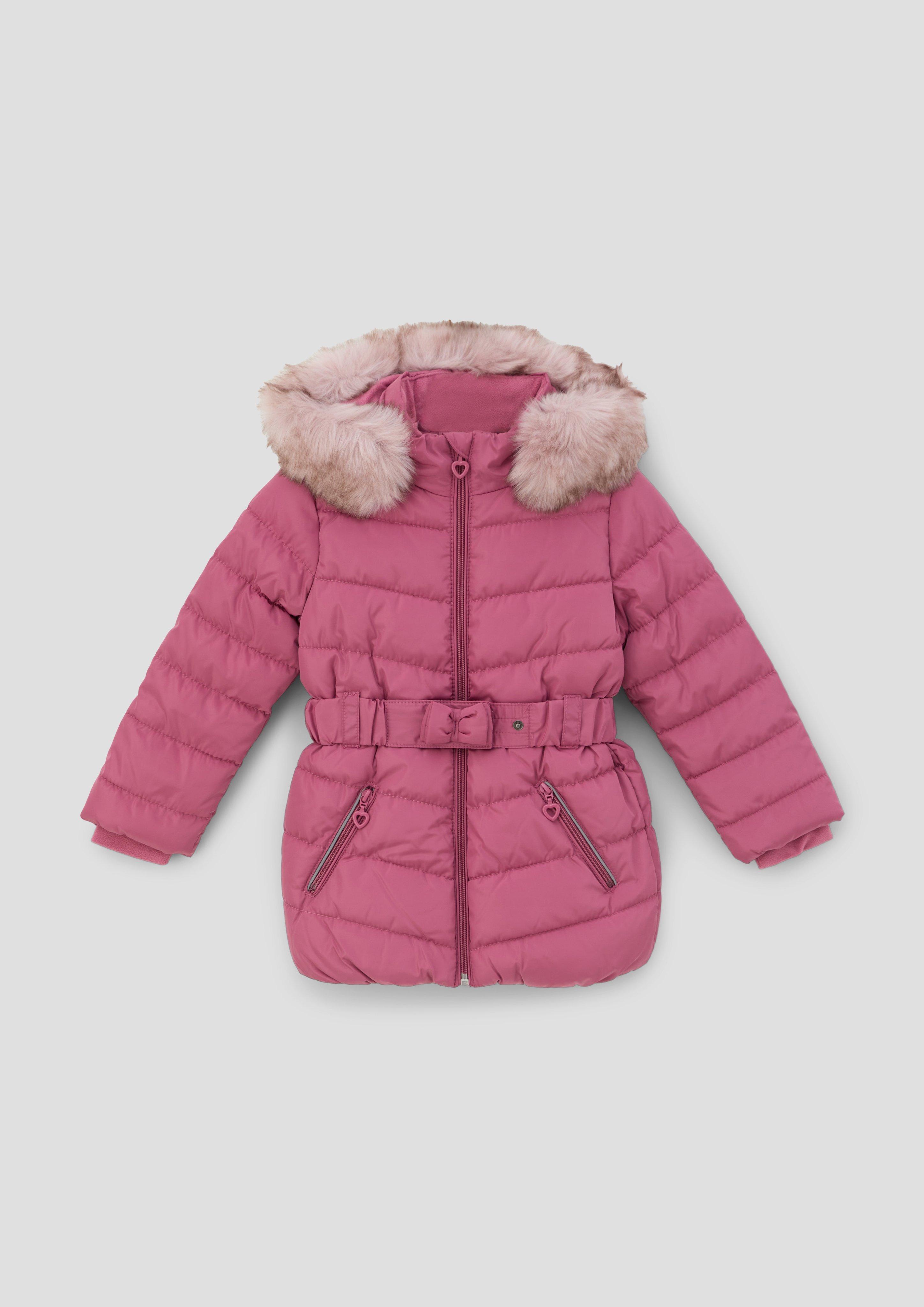 Steppjacke mit Schleifen-Detail  2132159-4592