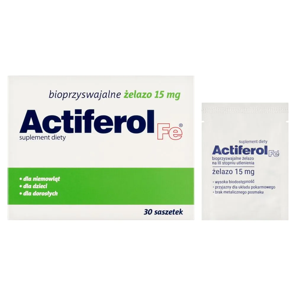 Actiferol Fe, bioraspoloživo željezo 15 mg, prašak za rastvaranje