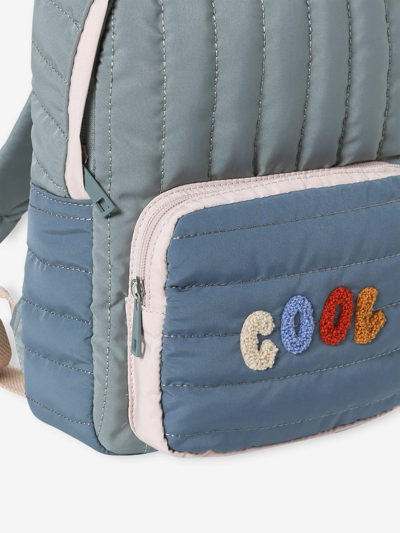 Vertbaudet Jungen Vorschul-Rucksack COOL - moosgrün