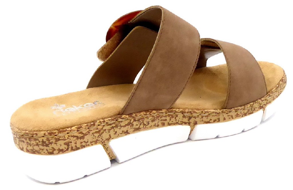 RIEKER Komfort Sandalen grau