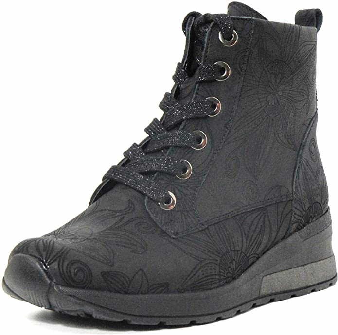 WALDLÄUFER Schnür-Stiefeletten schwarz