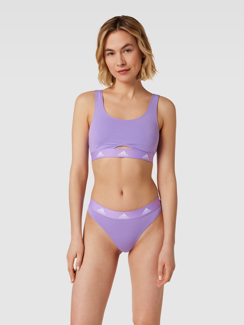 Bralette mit breiten Trägern in flieder