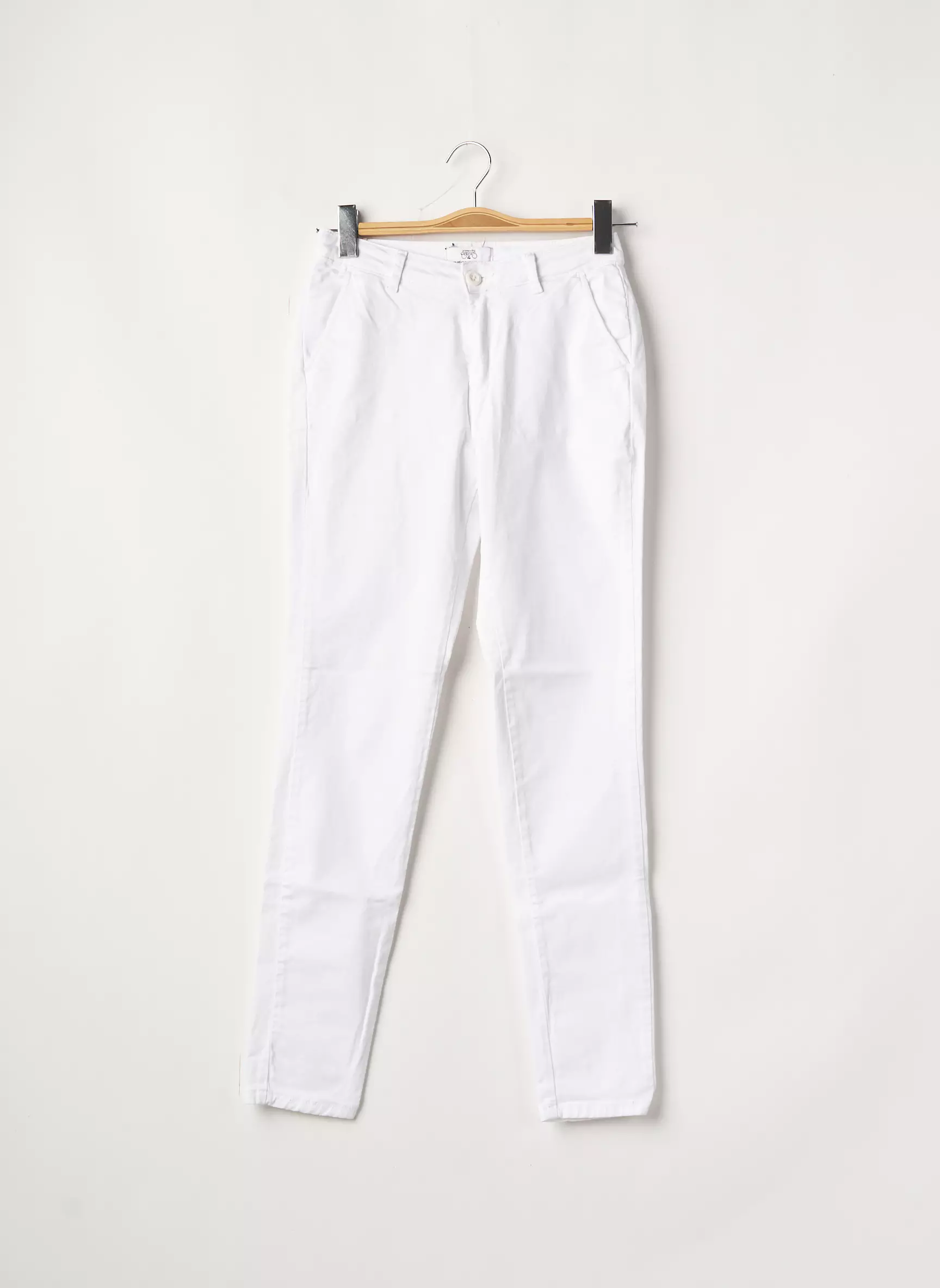 Le Temps Des Cerises Jeans Coupe Slim Femme couleur blanc