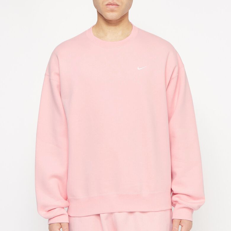 NIKE NRG Solo Swoosh Fleece Crew bleached coral/white