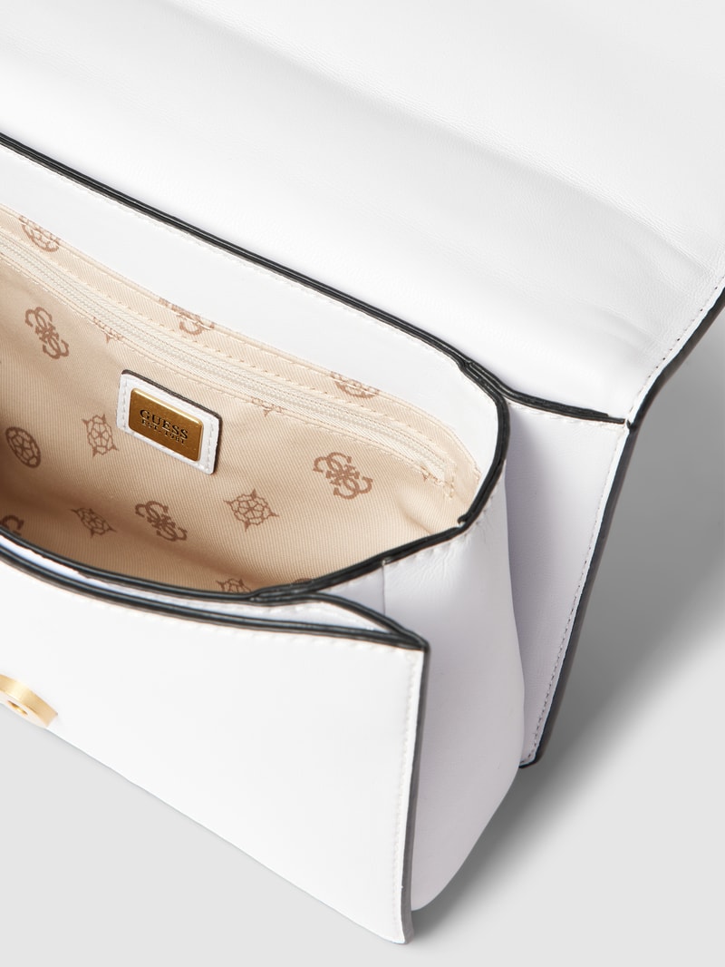 Crossbody Bag in Stepp-Optik Modell 'ABEY' in weiß
