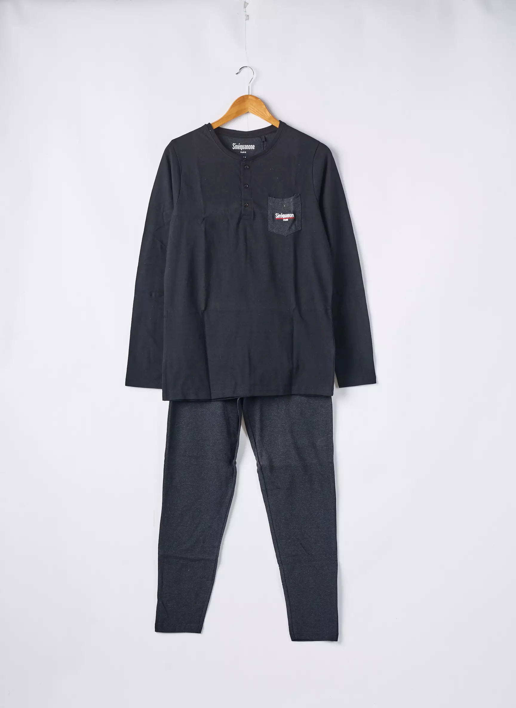 Sinequanone Pyjamas 1 Homme couleur noir