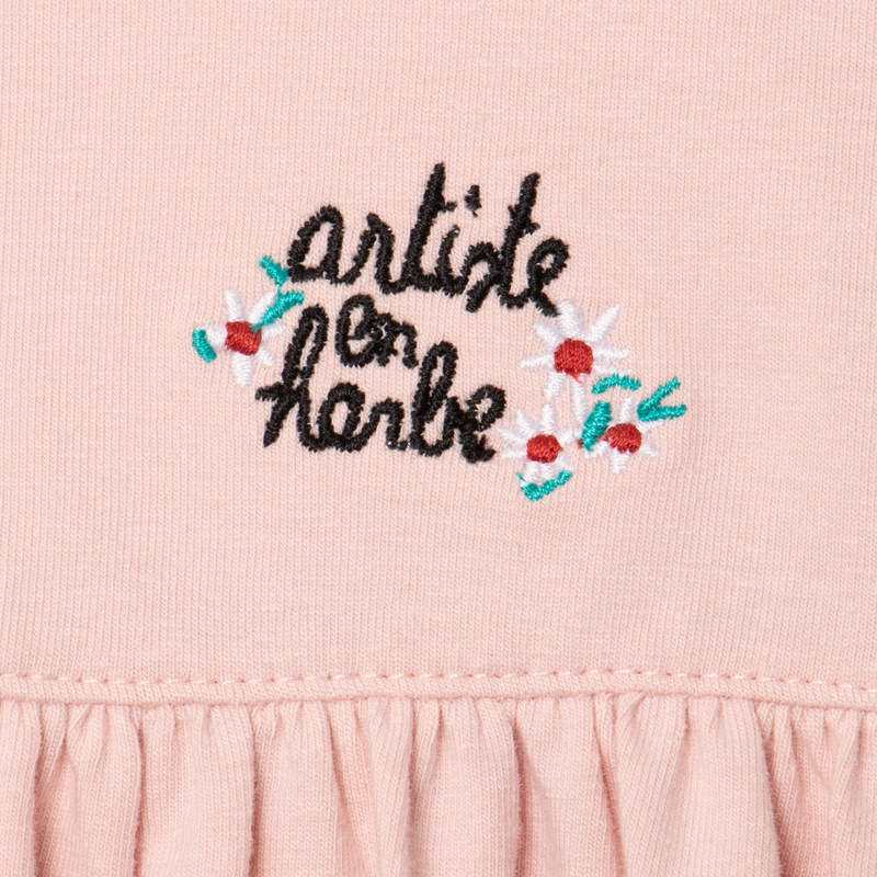 Tee-shirt bio fille rose bébé fille Catimini