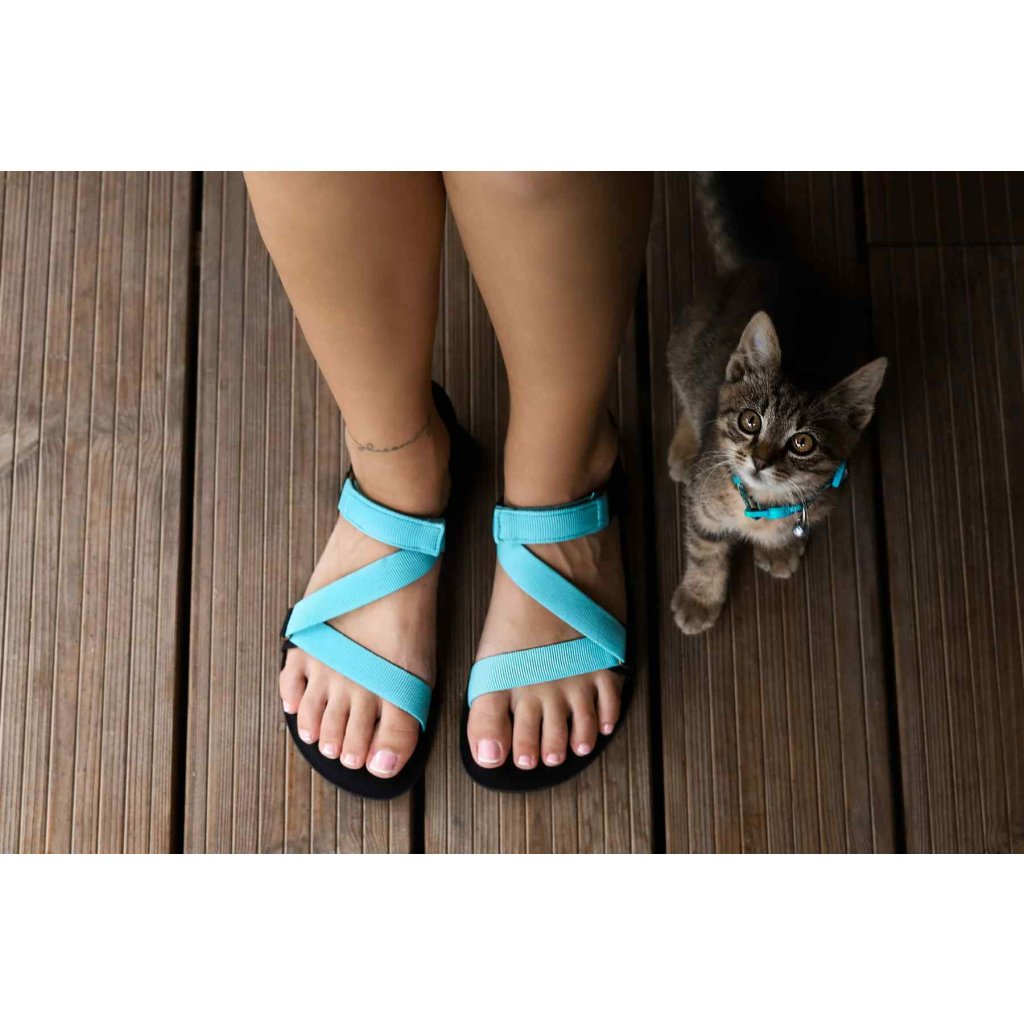 Be Lenka Flexi Turquoise Barfußsandalen