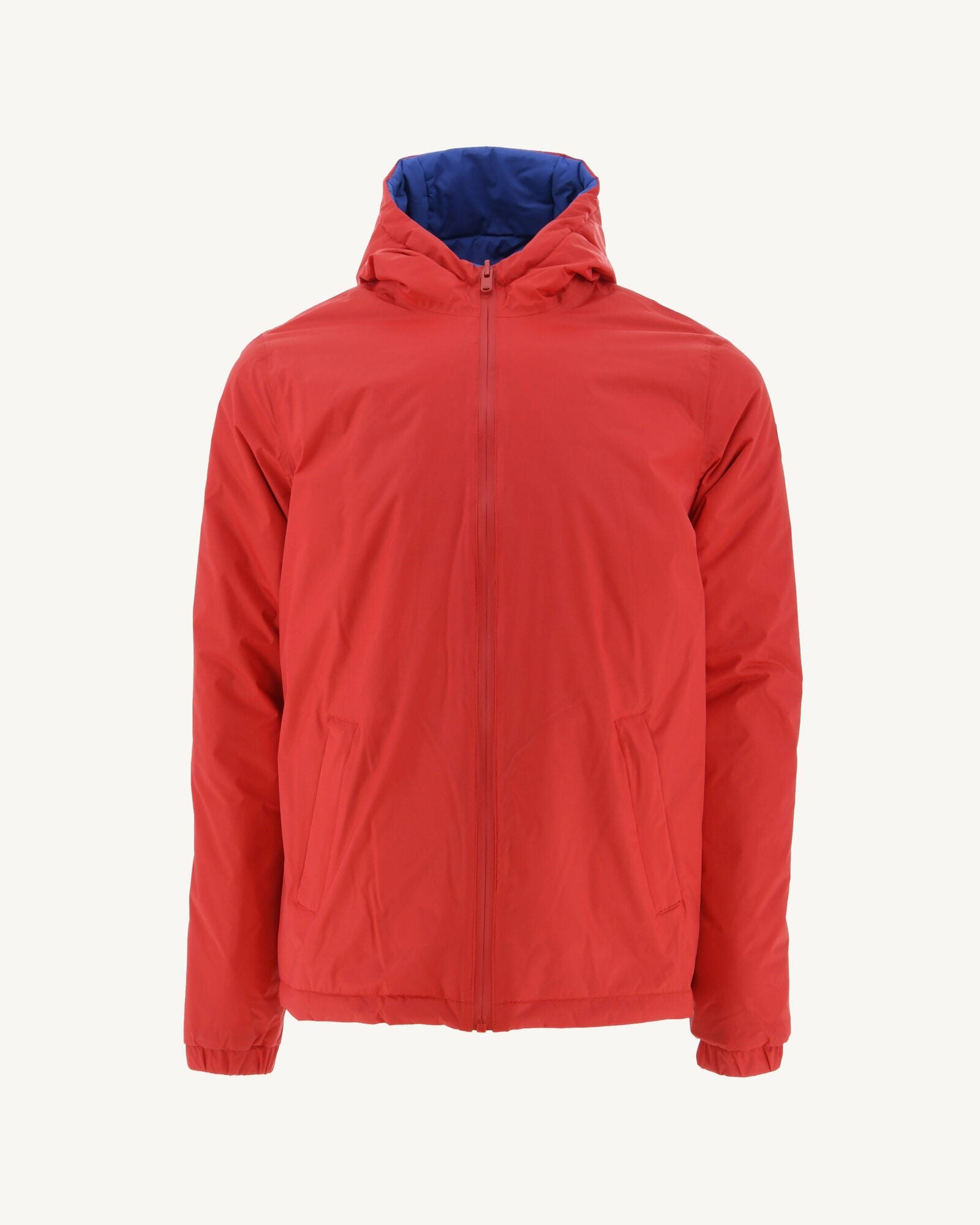 Doudoune Ultralight réversible à capuche Rouge vif/Dark denim Vigo