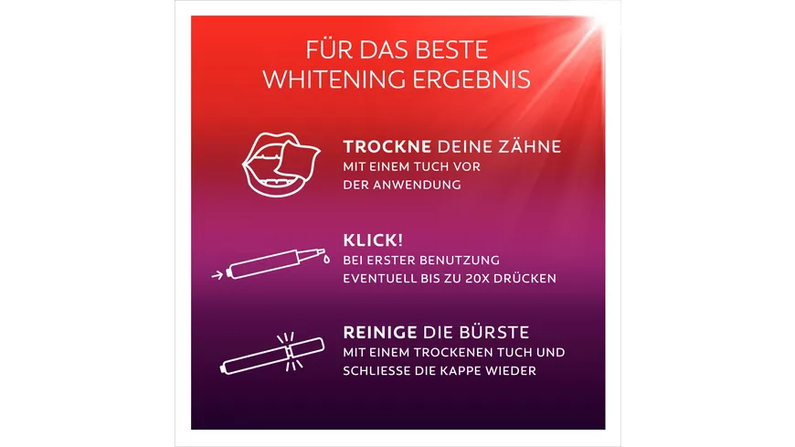 Colgate Max Overnight Whitening Stift 2.5 ml