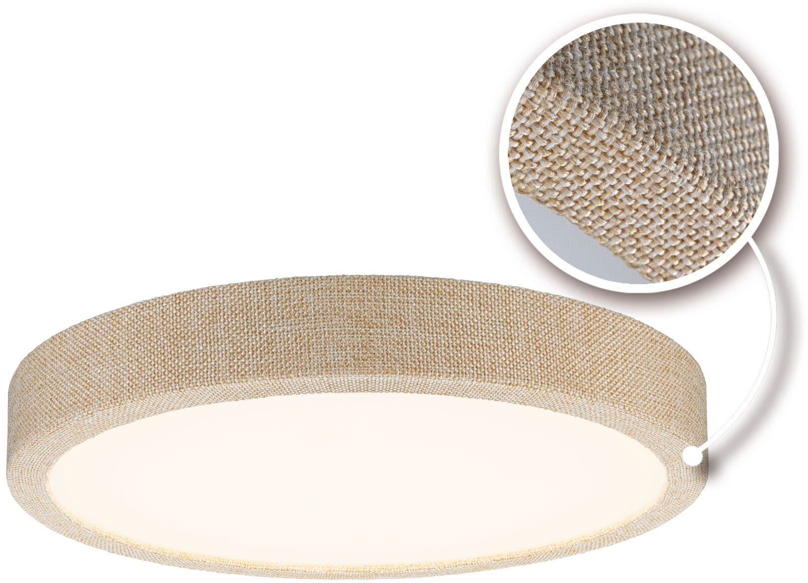 Paulmann LED Panel Cosara 15W 3000K 300mm beige IP44, LED fest integriert, Warmweiß