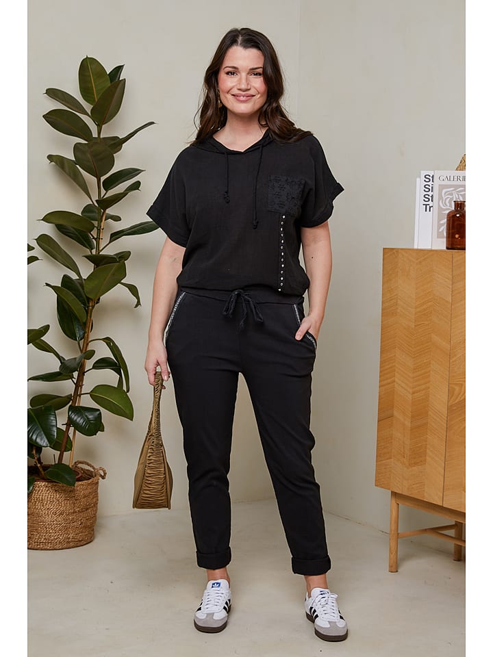 Curvy Lady Hose in Schwarz günstig kaufen