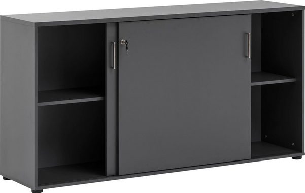 Schildmeyer Aktenschrank Serie 1500 abschließbare Kommode, Maße B160,2 x T41 x H84,2 cm, Made in Germany