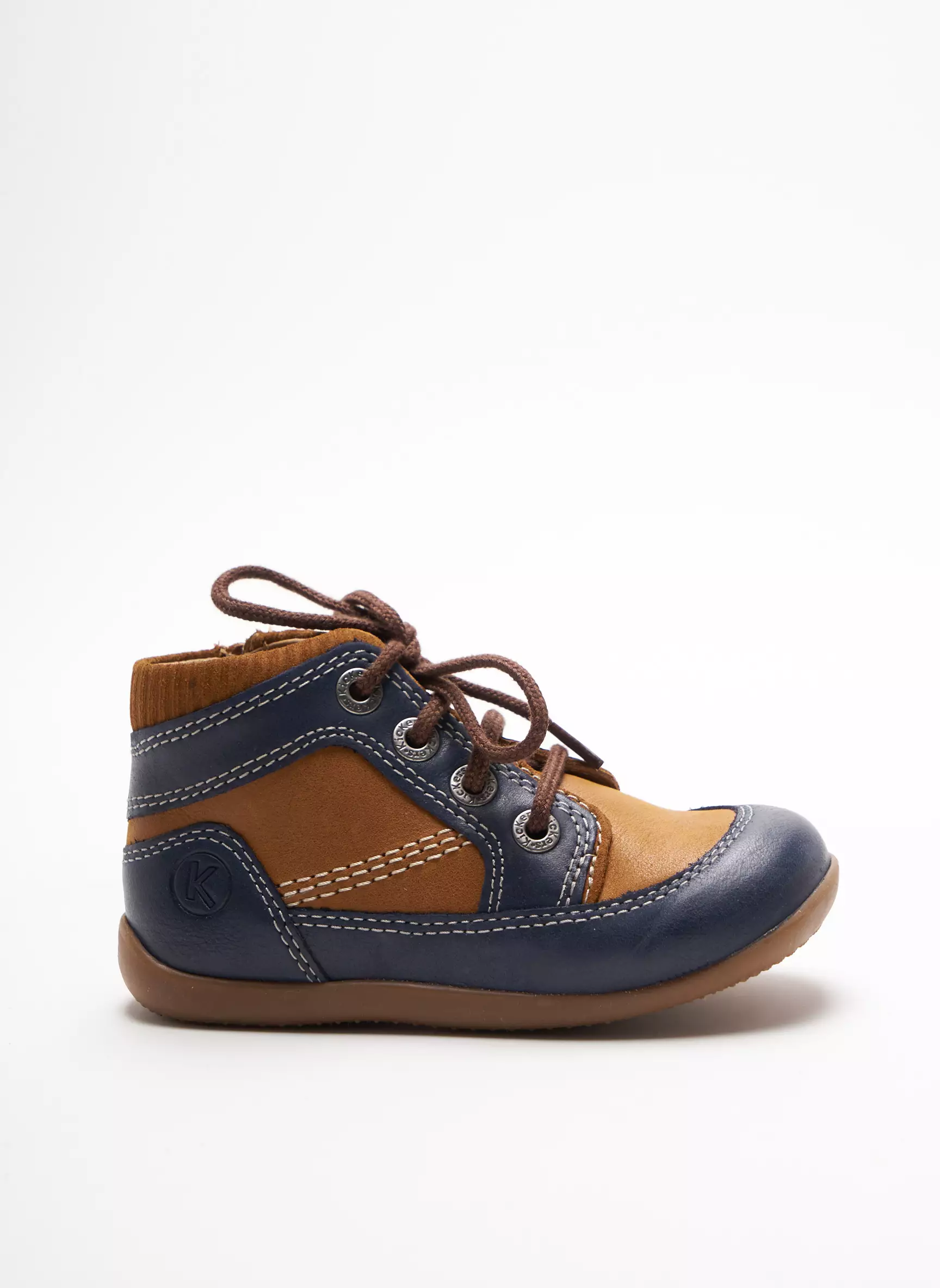 Kickers Baskets Garcon couleur bleu