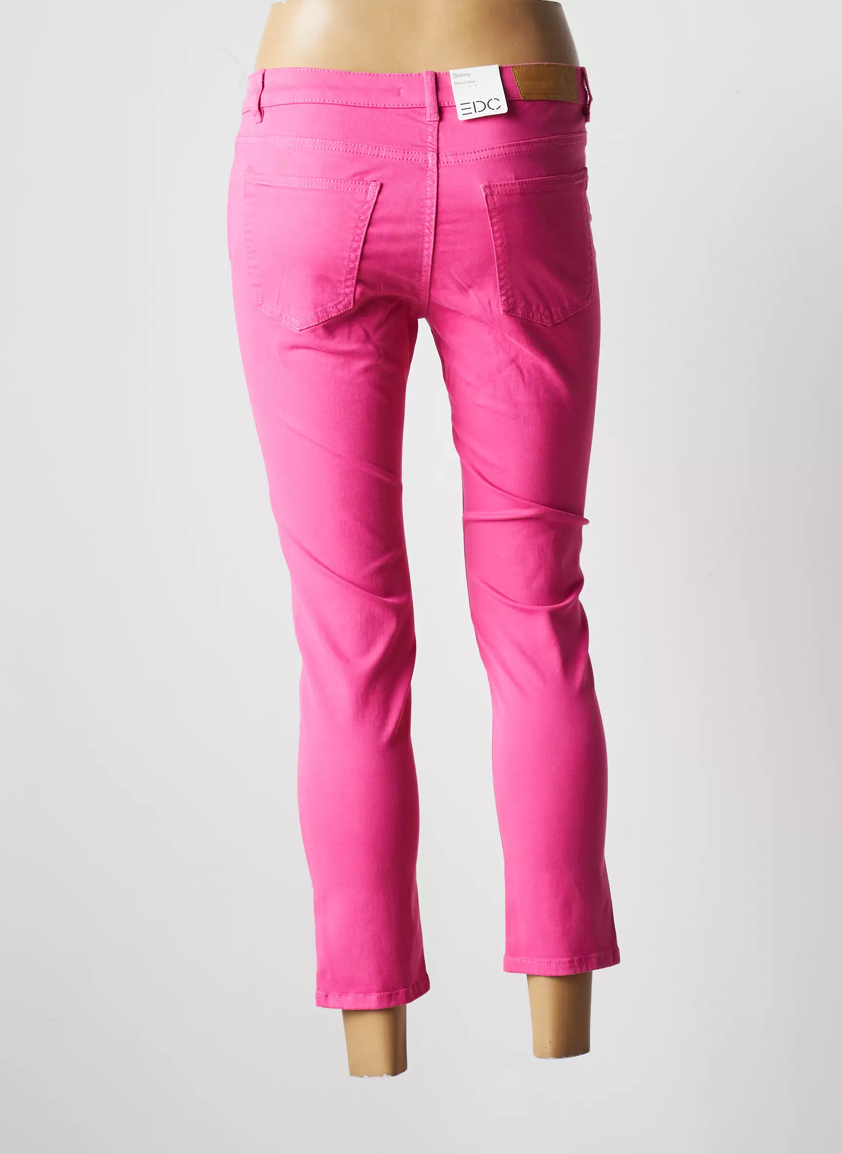 Edc Pantalon7 8 Femme couleur rose