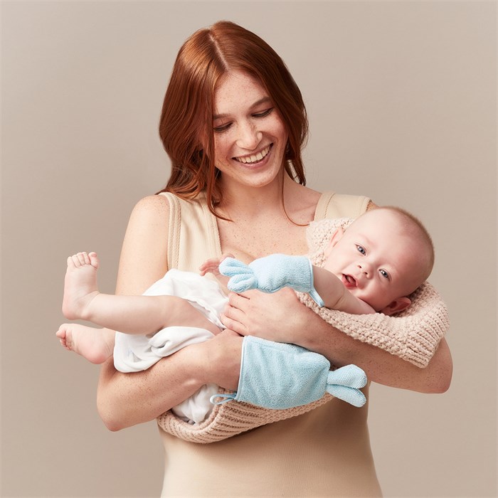 Face & Body Wash Gloves Blue