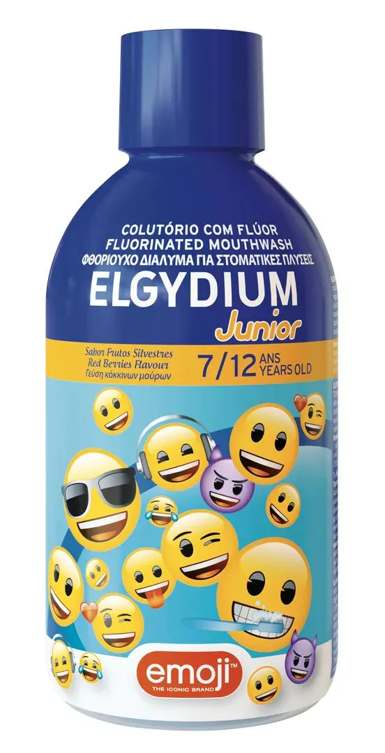 Elgydium Emoji burnos skalavimo skystis vaikams