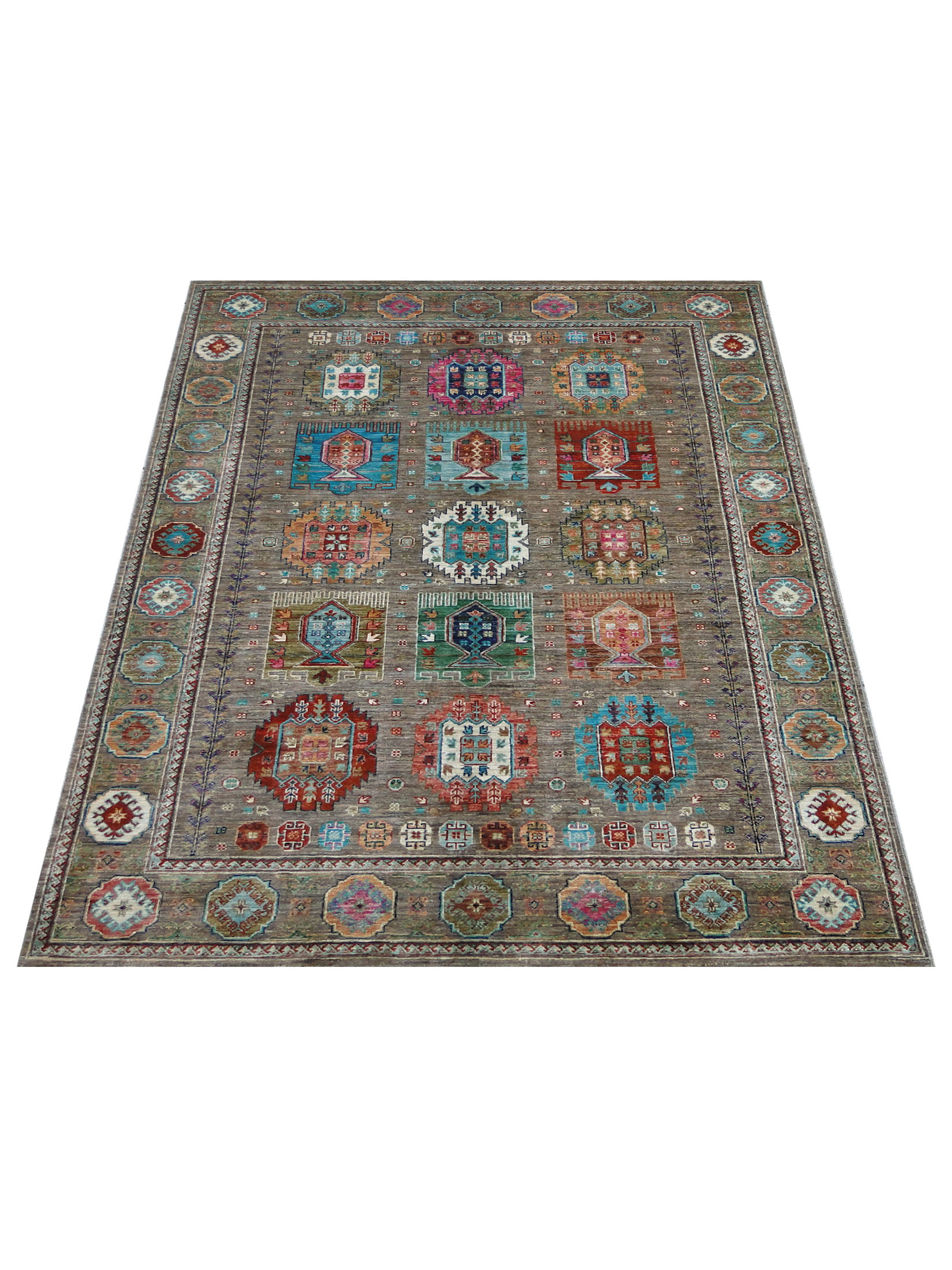 Kazak Ghazni ca. 176 x 246 cm, Unikat / Einzelstück