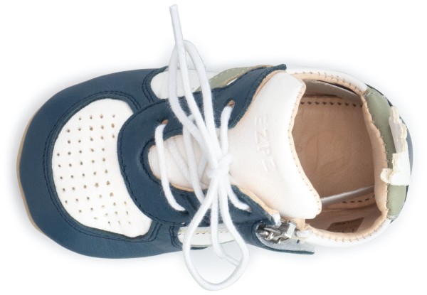 Easy Peasy ~ My Pre Basket Schnür Lauflerner ~ Blau/Weiß