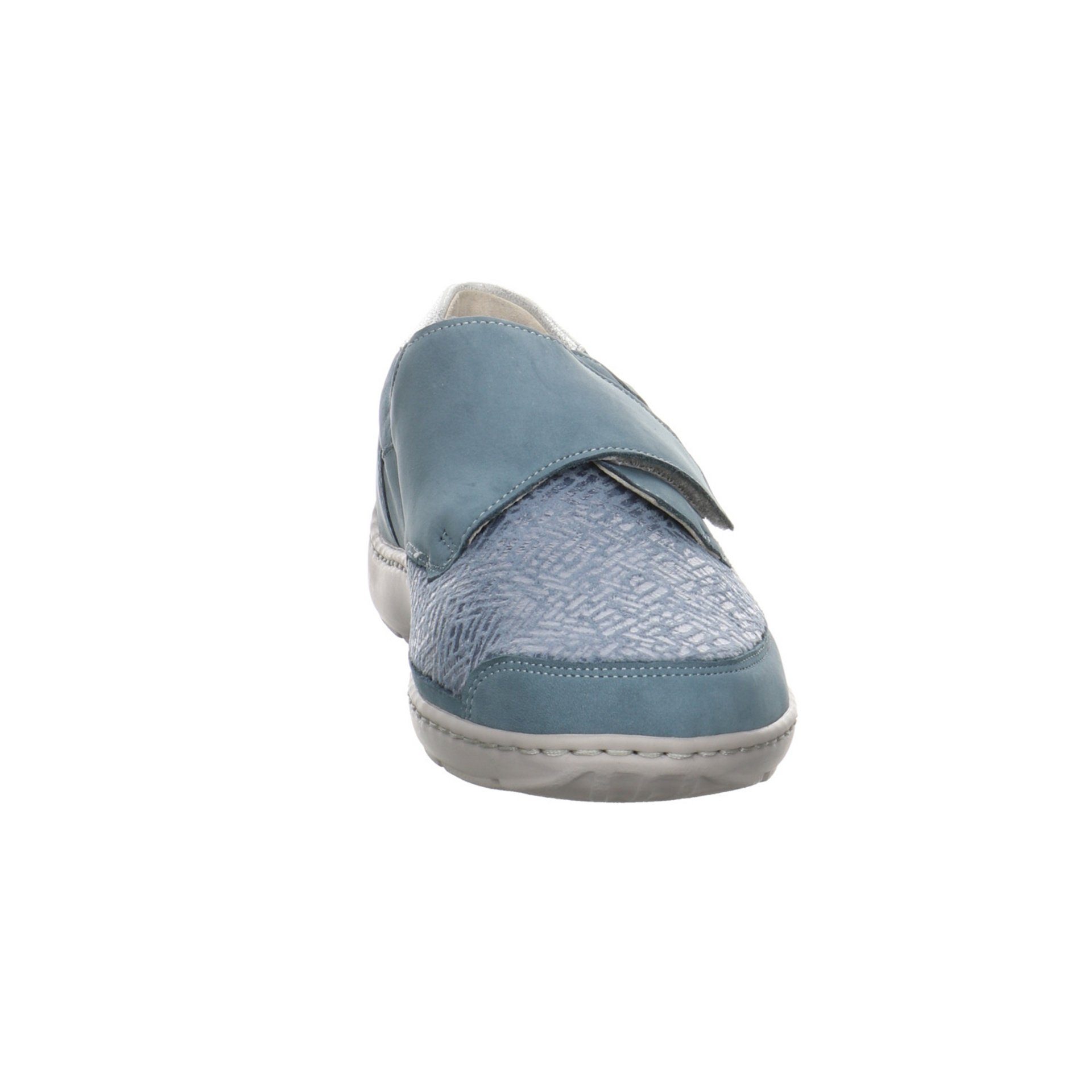 Waldläufer Damen Slipper Schuhe Henni Klettschuh Slipper Lederkombination