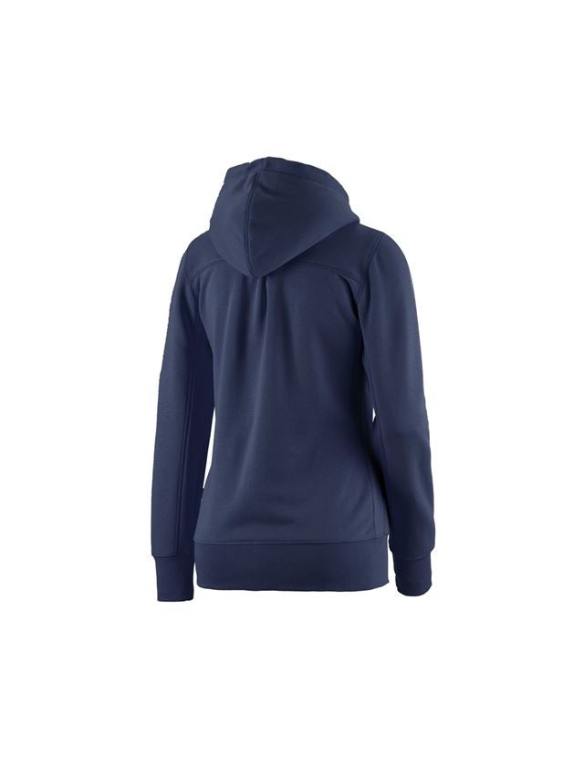 e.s. Hoody-Sweatjacke poly cotton, Damen
