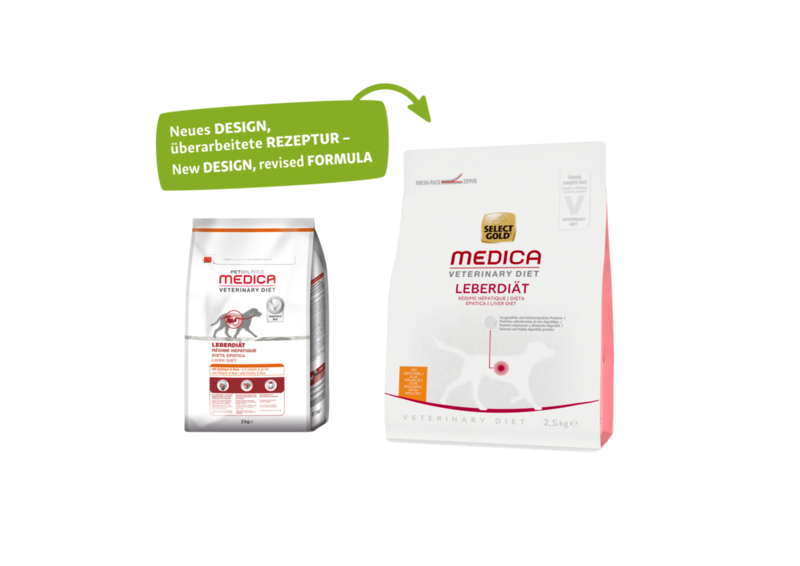 SELECT GOLD Hundetrockenfutter SELECT GOLD Medica Leberdiät Geflügel 2,5 kg