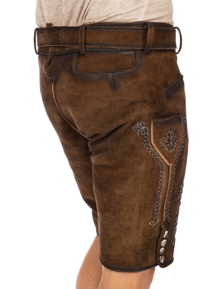 Gwandler Lederhose FERDI havanna in braun günstig kaufen