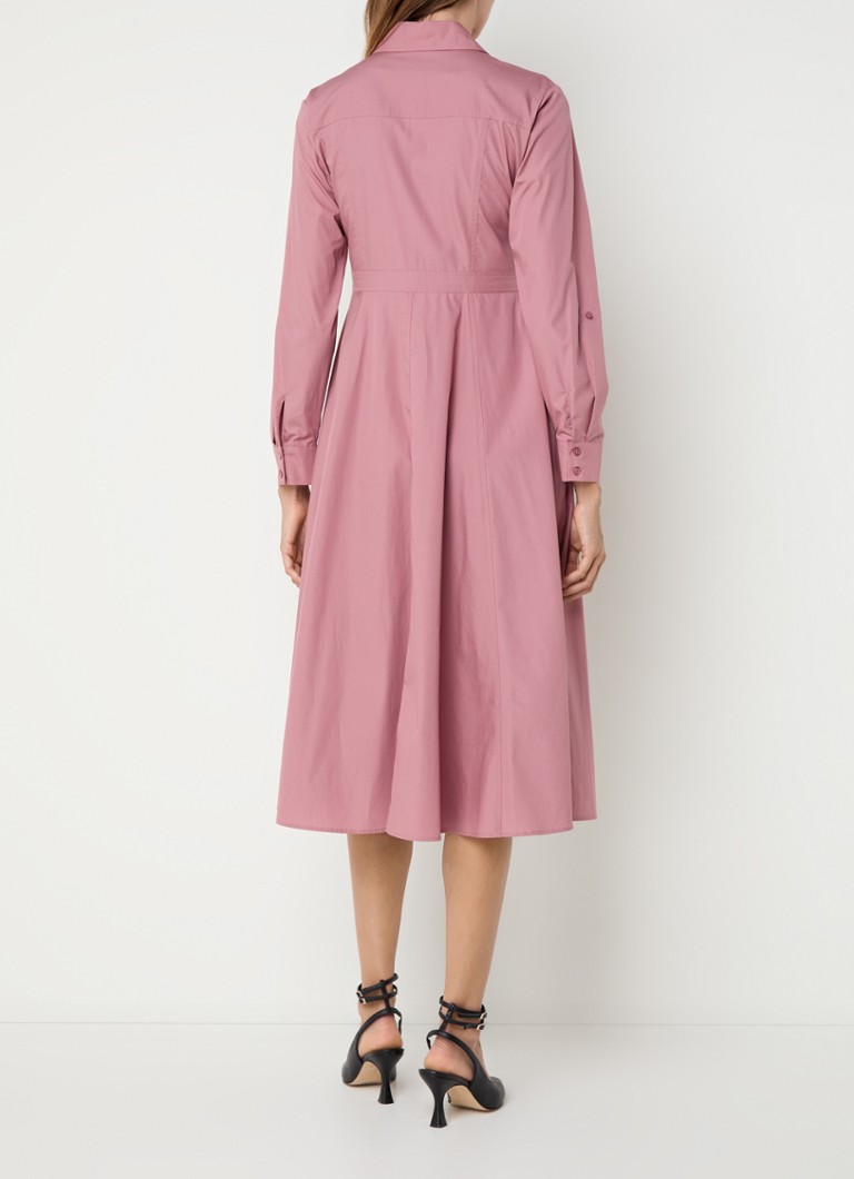 Vestido camisero midi Burano de Max & Co con botones ocultos.