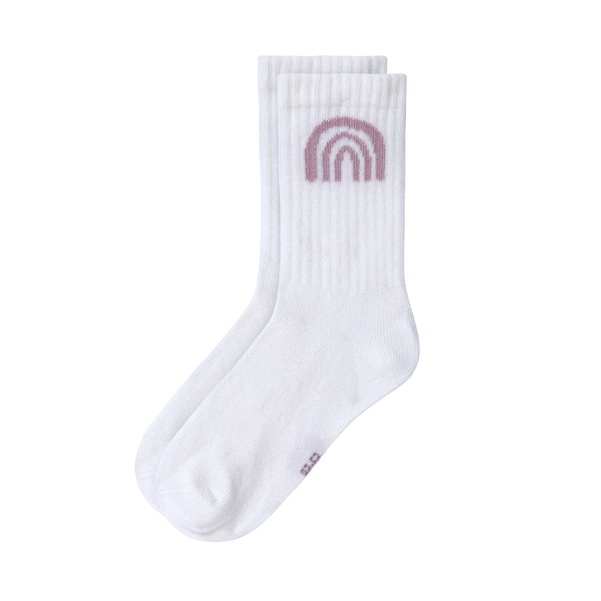 Tennissocken Kinder 3er-Set - Little Gang, Smile Weiß