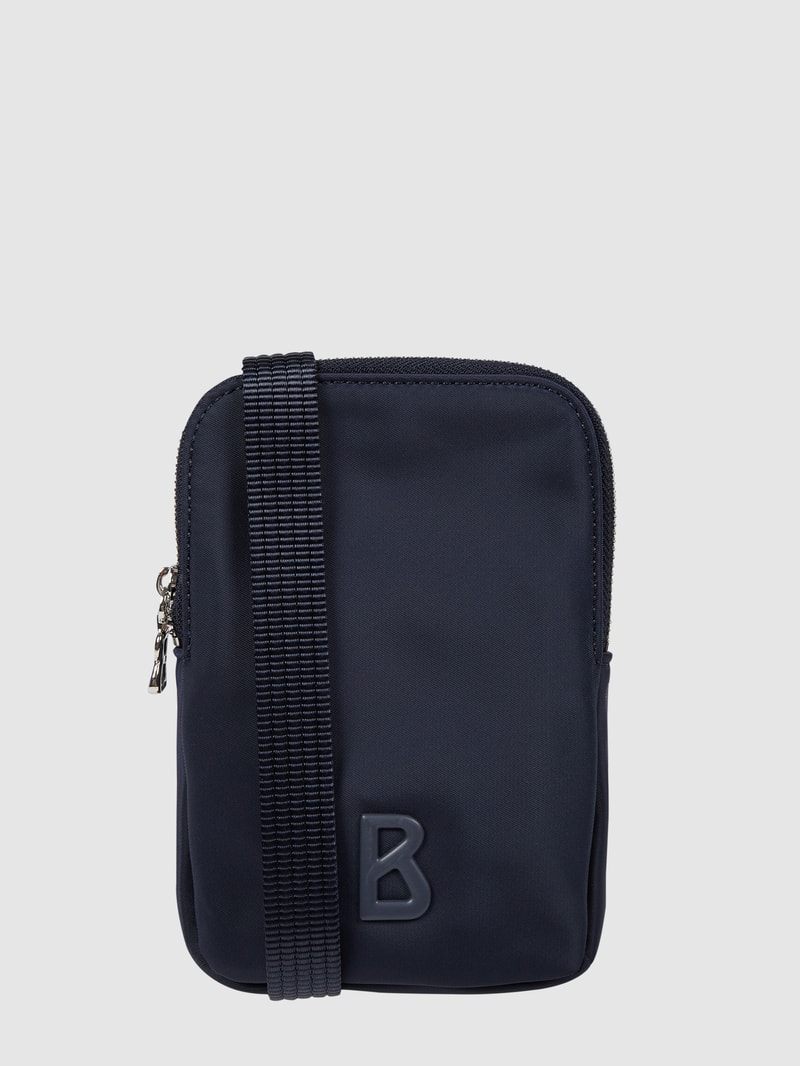 Handytasche mit Logo Modell 'Verbier Play Johanna' in marineblau