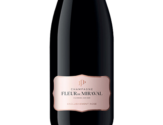 Champagne Fleur de Miraval Rosé édition Er1 Sous Coffret