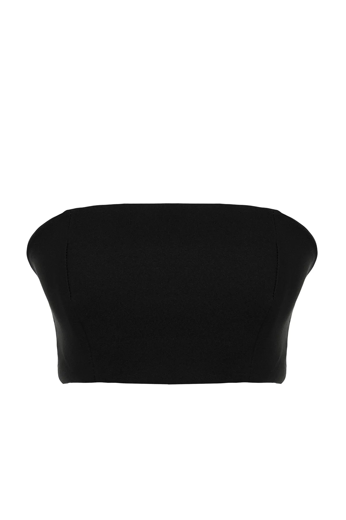 Trendyol Collection  Schwarzes Crop-Bustier mit Gips TPRSS24BS00013