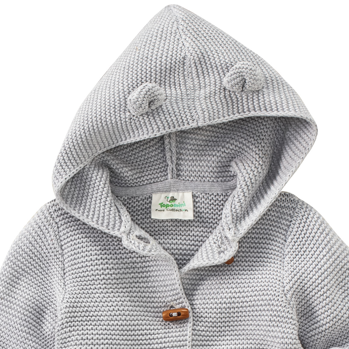 Baby Strickjacke mit Öhrchen