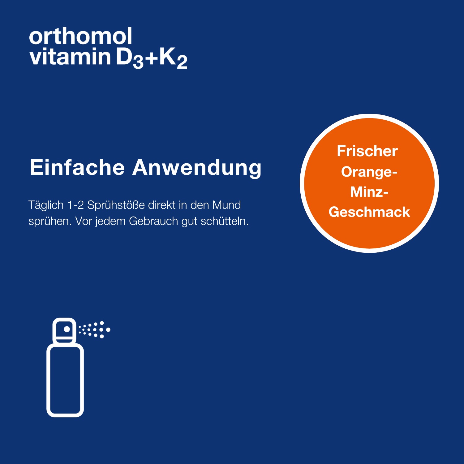 Vitamin D3+K2 Spray
