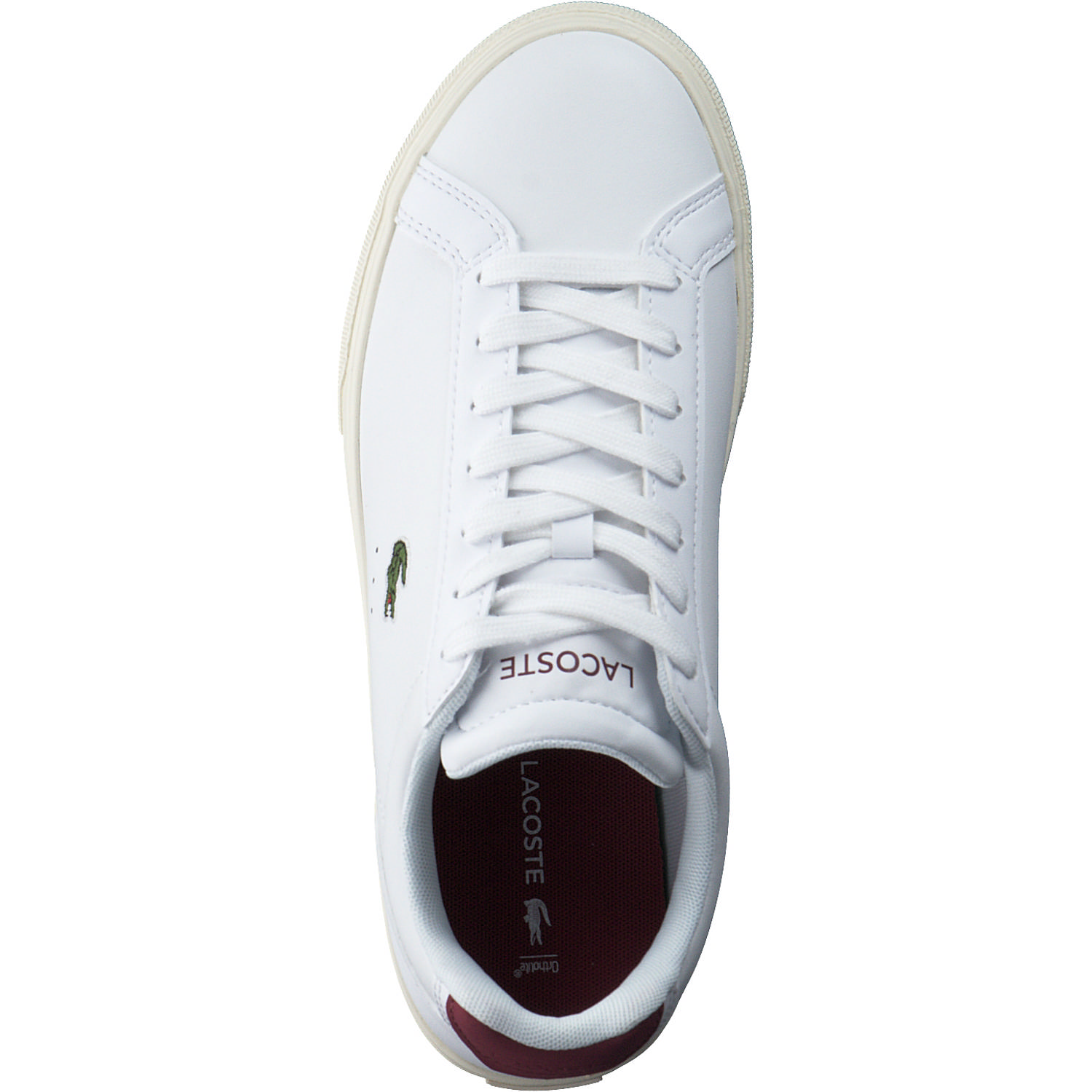 Lacoste Lerond Pro 44CFA0014, Schnürschuhe, Herren, WHT / RED