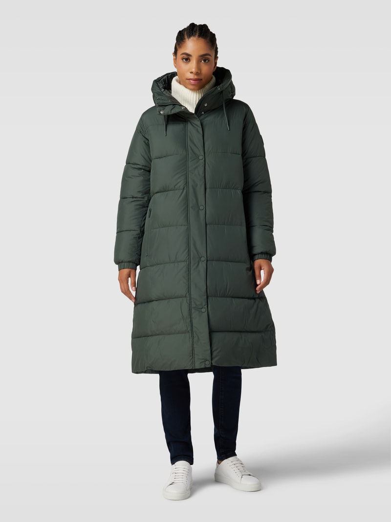 Steppjacke mit seitlichen Reißverschlusstaschen in bottle