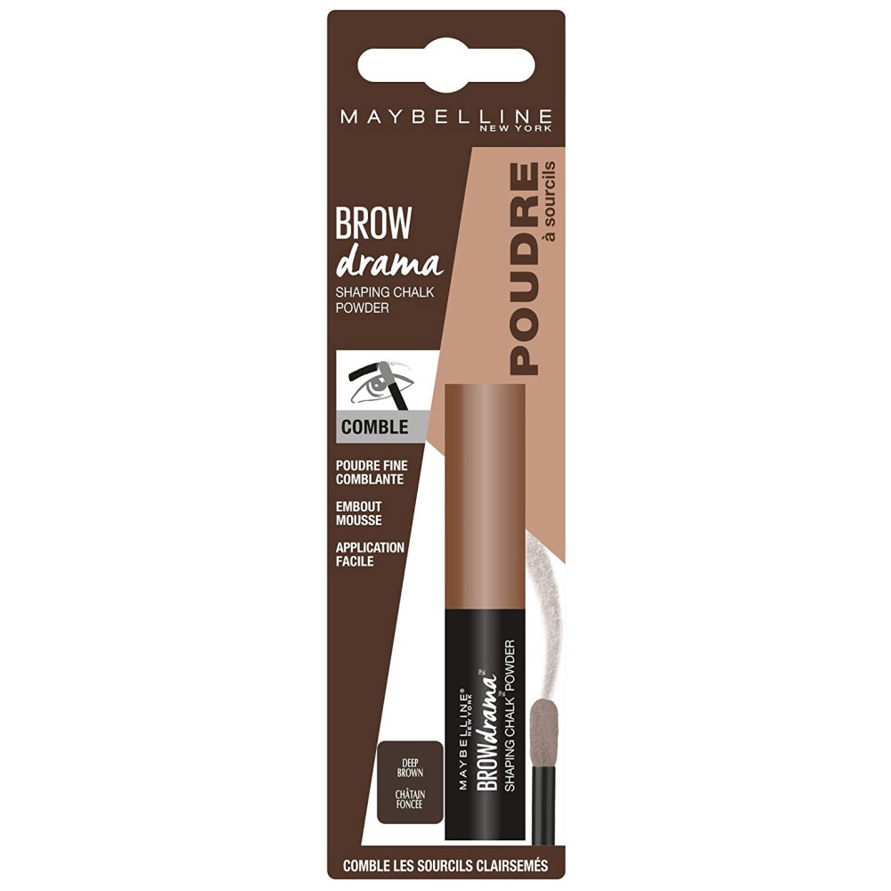 Maybelline Poudre à Sourcils Brow Drama Shaping Chalk Poudre à  sourcils