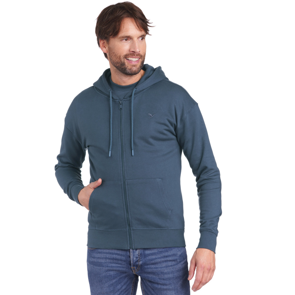 Herren Sweatjacke mit Kapuze