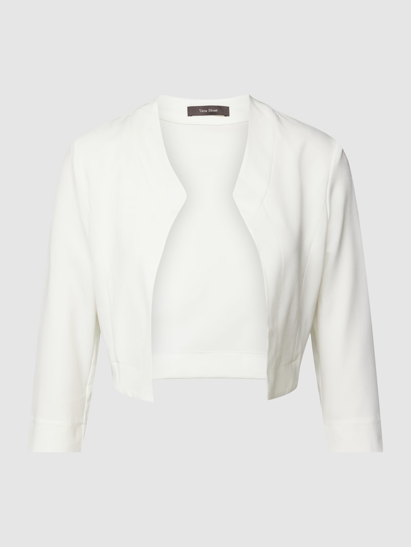 Bolero mit offener Vorderseite in offwhite