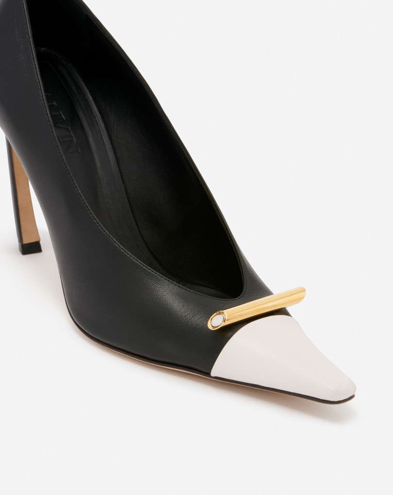 ESCARPINS SWING EN CUIR AVEC BIJOU SEQUENCE BY LANVIN