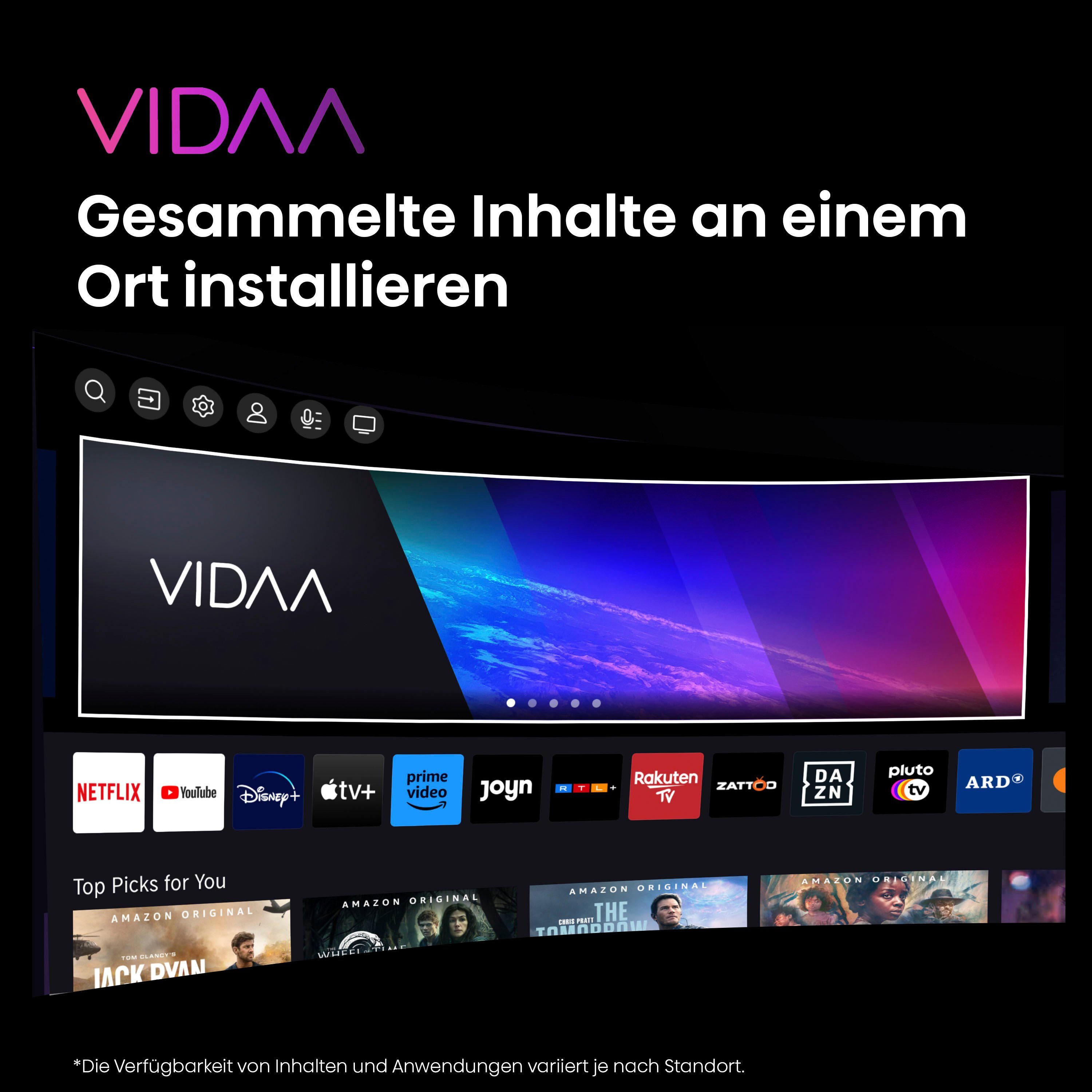 Hisense 50E61KT LED-Fernseher (127 cm/50 Zoll, 4K Ultra HD, Smart-TV, Smart-TV, Dolby Vision, Triple Tuner DVB-C/S/S2/T/T2)