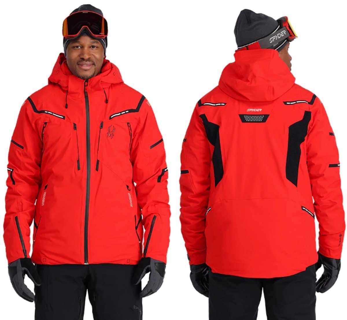 Spyder Skijacke Spyder Pinnacle GTX Herren Skijacke Winterjacke 38SA075315 Volcano